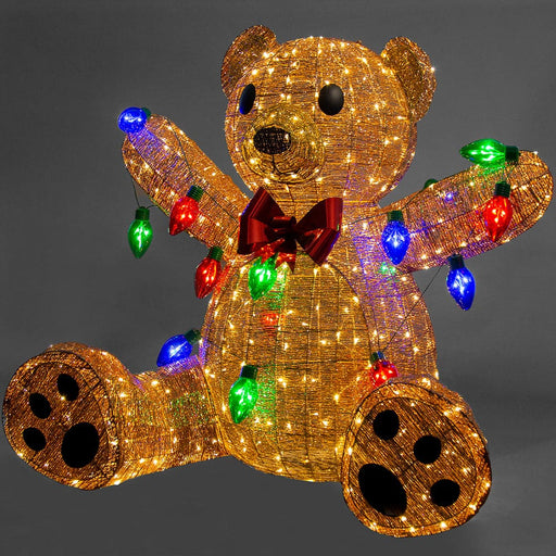 Christmas Bear Display Led Lights String Indoor/outdoor