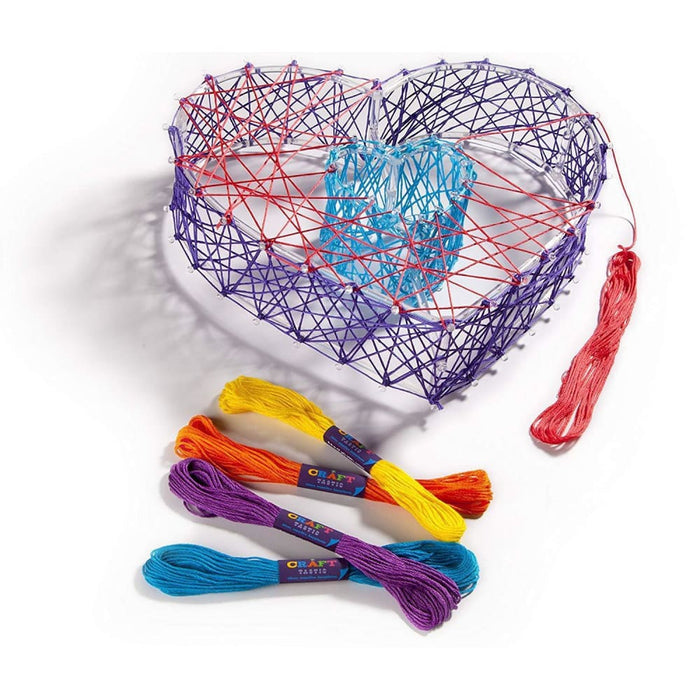 Craft - tastic 3d String Art Kit Heart