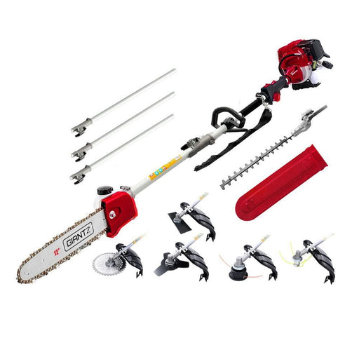 Giantz 4-stroke Pole Chainsaw Brush Cutter Hedge Trimmer Saw