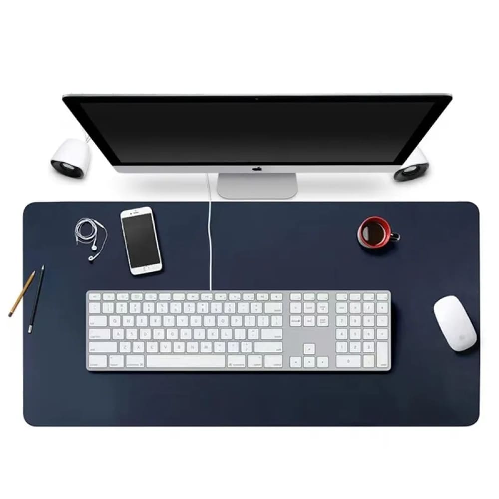 Pu Leather Suede Waterproof Large Size Desk Protector Mat