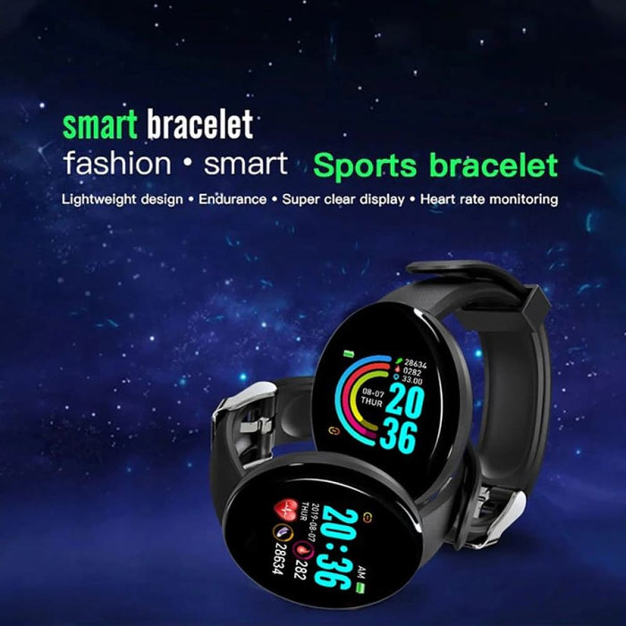 Smart Watch D18 Upgrade Men Women Smartwatch Bracelet Heart