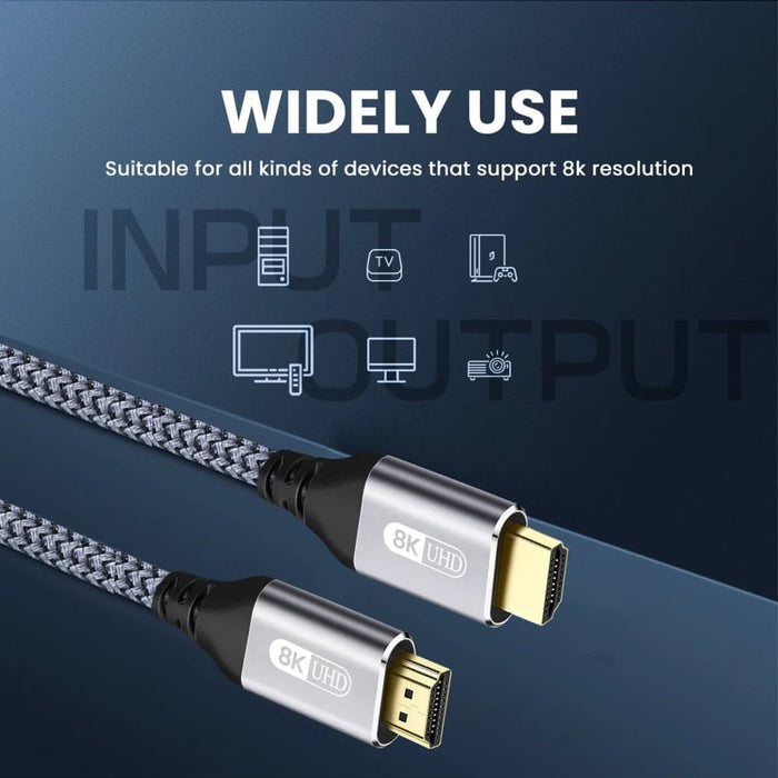 Ultra High Speed Hdmi 2.1 Cable For Hd Tv Laptop Projector