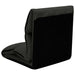 Folding Floor Chair Black Microfibre Txpxlx