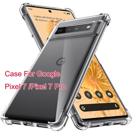 For Google Pixel 7 Pro Case Pixel7 Cover Tpu Transparent