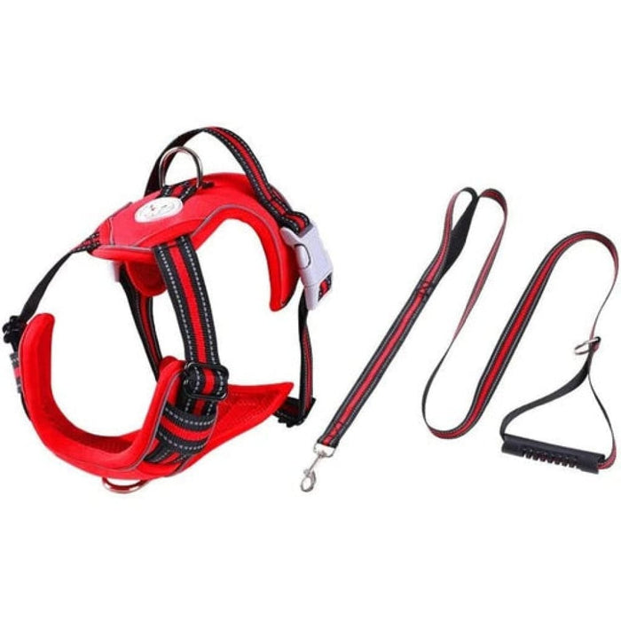 Dog Harness Vest l Size (red)