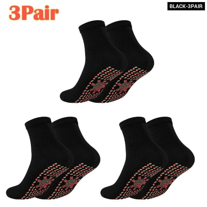 1-3 Pairs Tourmaline Magnetic Self Heating Therapy Pain