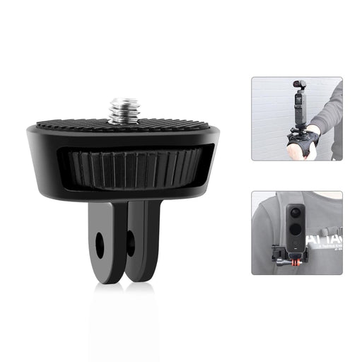 1/4 Screw Adjustable Abs Action Camera Tripod Adapter