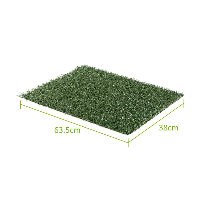 1 Grass Mat For Pet Dog Potty Tray Training Toilet 63.5cm x