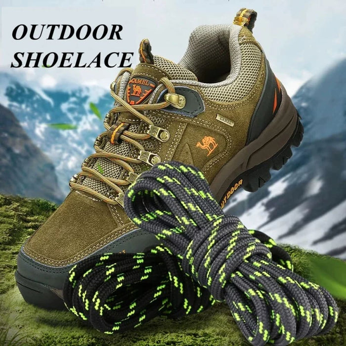 1 Pair 19 Colours Outdoor Hiking Round Sneakers Boots Non