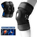 1 Pair Adjustable Open Patella Hinged Knee Brace