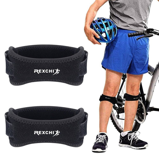 1 Pair Adjustable Eva Protective Kneepads For Running