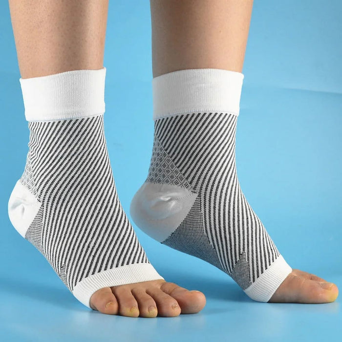 1 Pair Ankle Brace Compression Sleeves Relieves Achilles