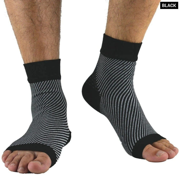 1 Pair Ankle Brace Compression Sleeves Relieves Achilles