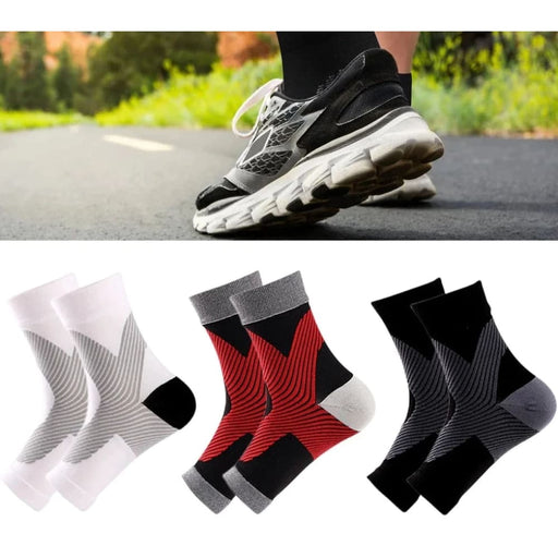 1 Pair Ankle Brace Compression Socks For Relieves Achilles