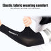 1 Pair Anti-uv Ice Cooling Reflective Arm Sleeves