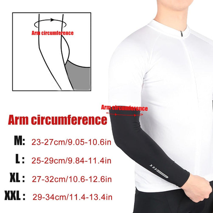 1 Pair Anti - uv Ice Cooling Reflective Arm Sleeves