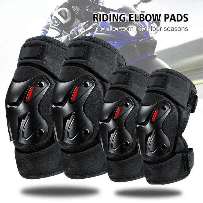 1 Pair Anti - drop Breathable Windproof Knee & Elbow Pads