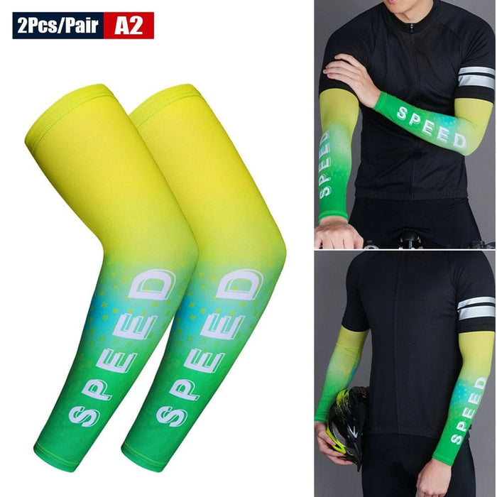 1 Pair Anti-uv Protection Elastic Arm Sleeves for Driving