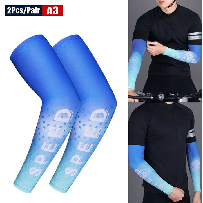 1 Pair Anti-uv Protection Elastic Arm Sleeves for Driving