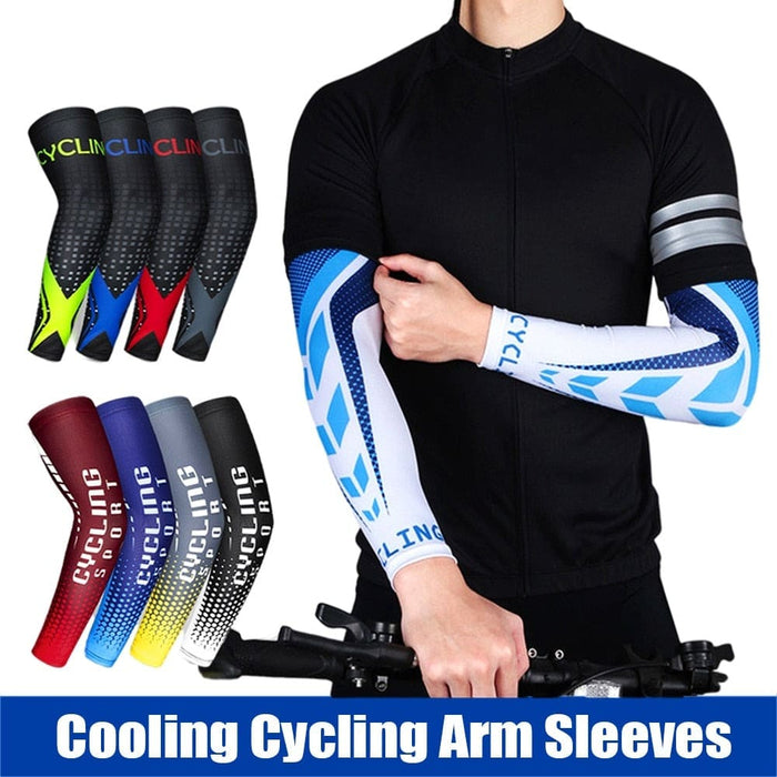 1 Pair Anti-uv Protection Elastic Arm Sleeves for Driving