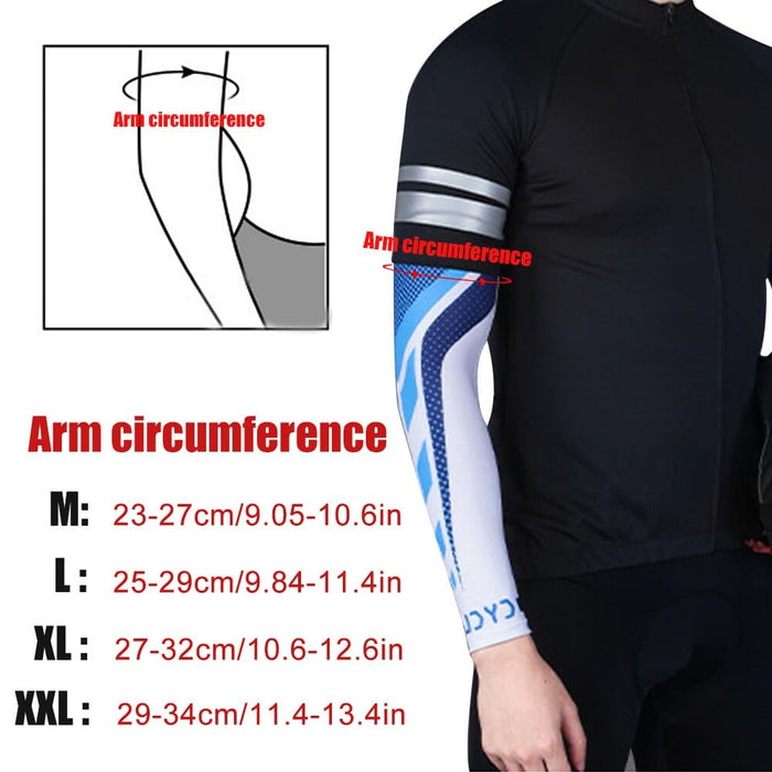 1 Pair Anti-uv Protection Elastic Arm Sleeves for Driving