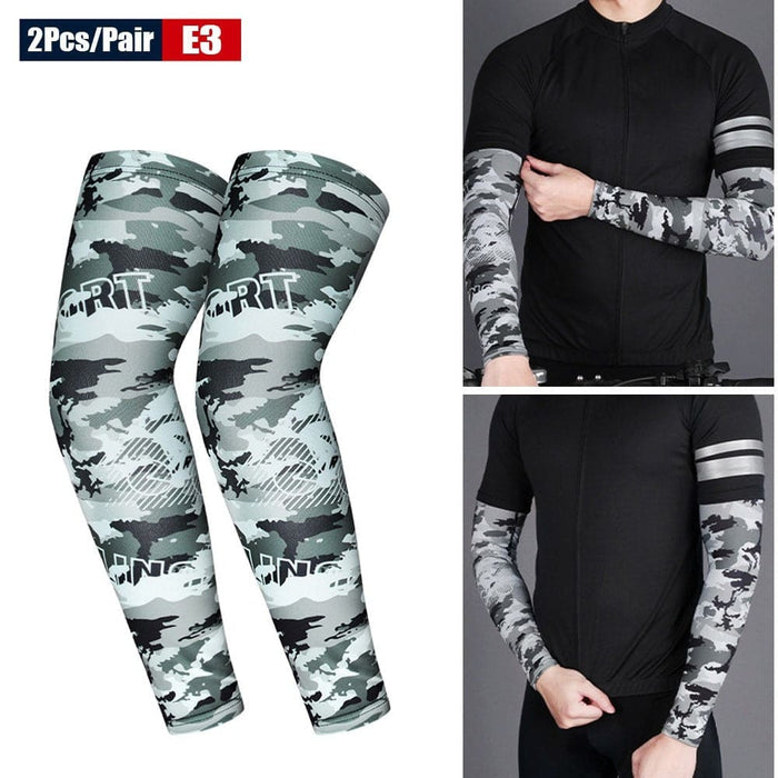 1 Pair Anti-uv Protection Elastic Arm Sleeves for Driving