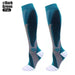 1 Pair Breathable Nylon Compression Long Socks for Running