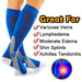 1 Pair Breathable Nylon Compression Long Socks for Running