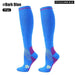 1 Pair Breathable Nylon Compression Long Socks for Running
