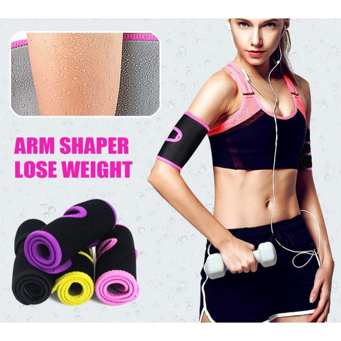1 Pair Calories Off Sweat Arm Trimmers Slimming Belt