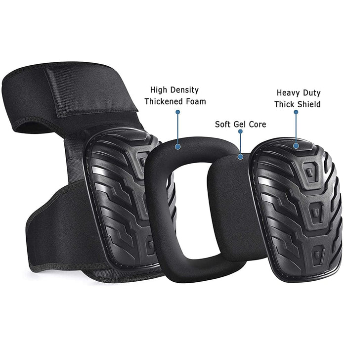 1 Pair Comfortable Stretchable Anti Slip Gel Knee Pads