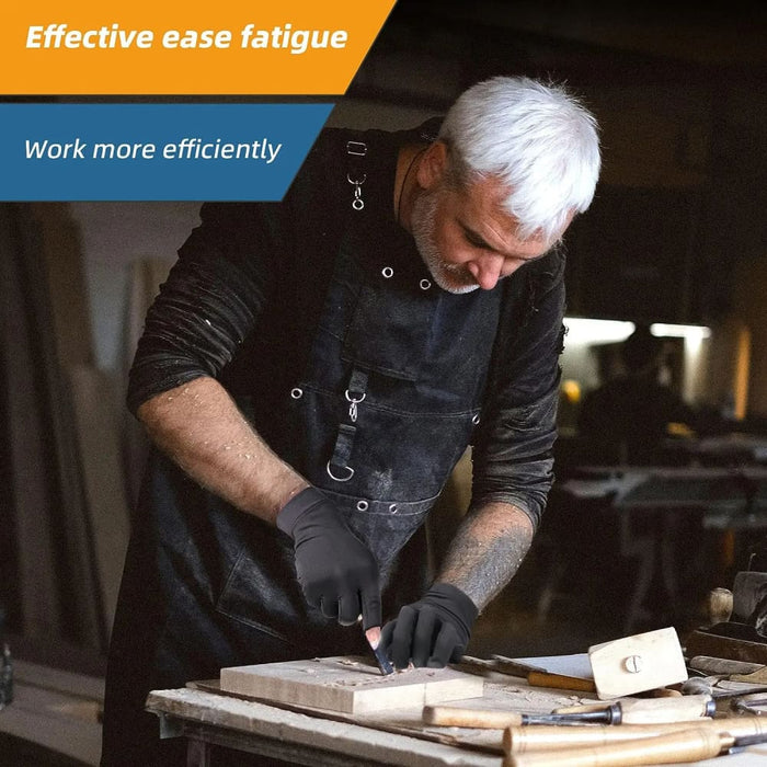 1 Pair Copper Arthritis Gloves for Hand Pain Relief