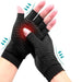 1 Pair Copper Compression Arthritis Fingerless Gloves