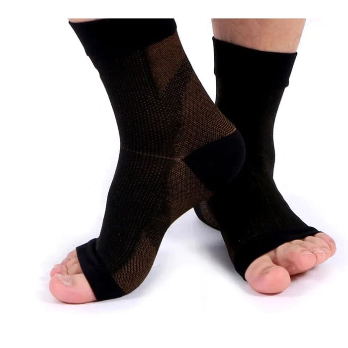 1 Pair Copper Compression Recovery Foot Sleeves Socks