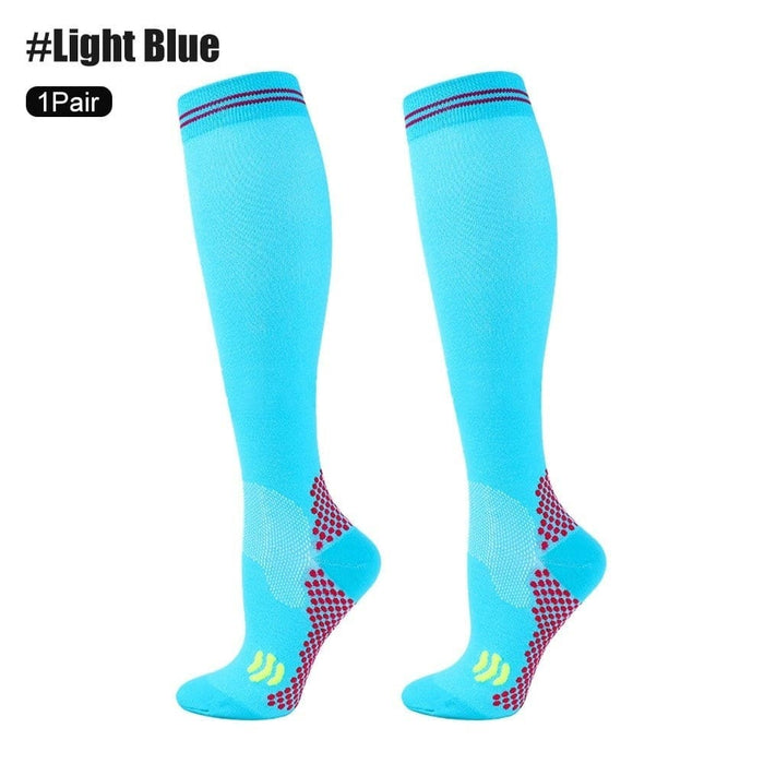 1 Pair Elastic Breathable High Socks Calf Sleeves