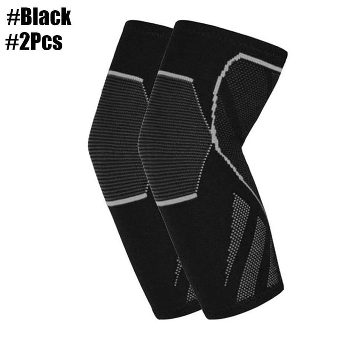 1 Pair Elastic Elbow Protector Brace for Men Women