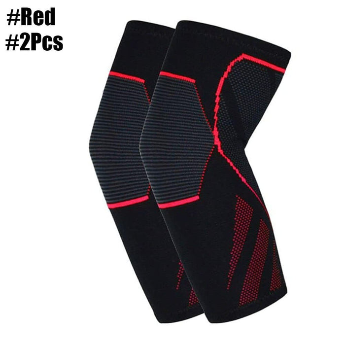 1 Pair Elastic Elbow Protector Brace for Men Women