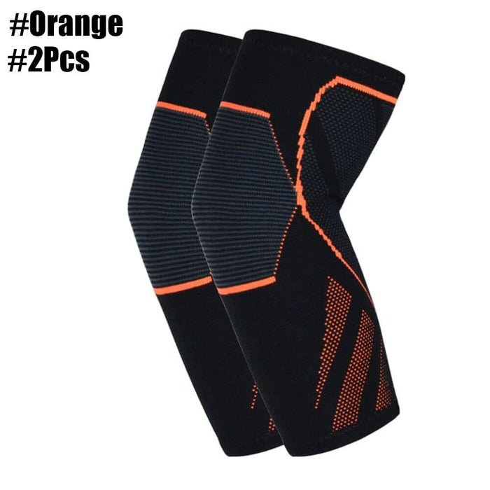 1 Pair Elastic Elbow Protector Brace for Men Women