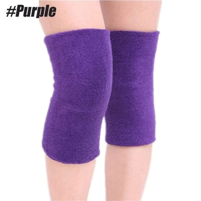 1 Pair Elastic Winter Warm Towel Knee Sleeves For Joint
