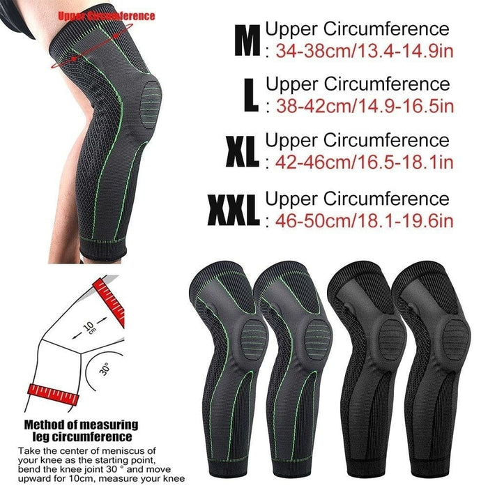 1 Pair Full Long Leg Sleeves Protector With Anti Collision