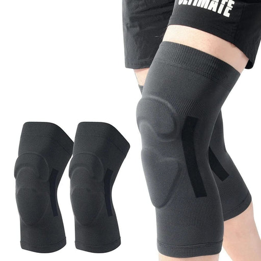 1 Pair Knee Compression Sleeves With Patella Gel Pads