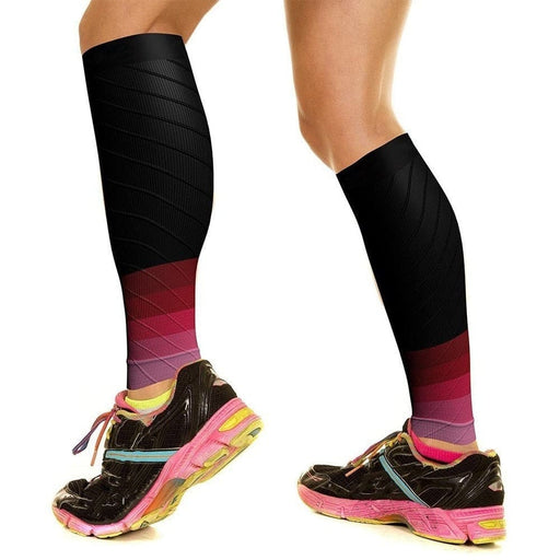 1 Pair Shin Splint Compression Footless Sock For Running