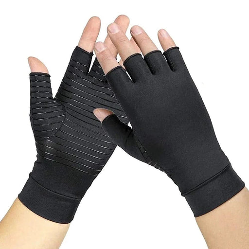 1 Pair Silicone Gel Non-slip Open Finger Gloves For Wrist