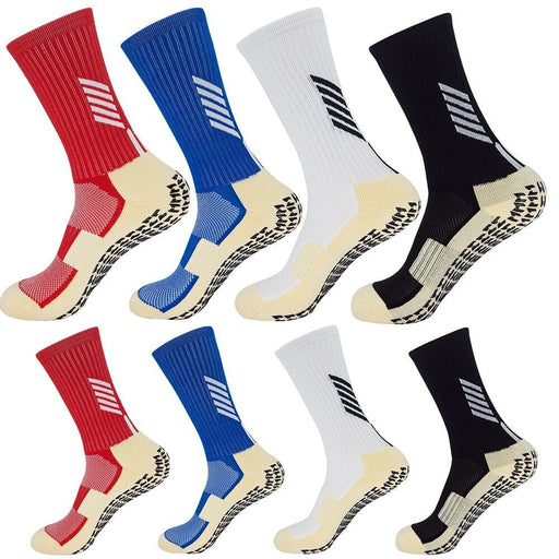 1 Pair Non-skid Anti-slip Athletic Sock With Grips For Yoga