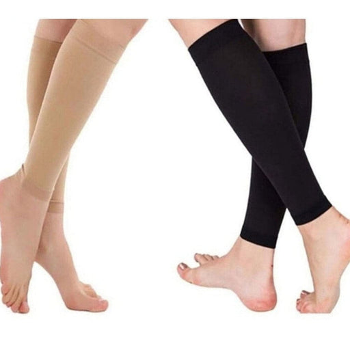 1 Pair Sports Calf Footless Compression Socks For Splints