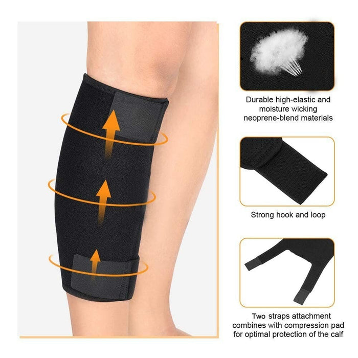 1 Piece Adjustable Calf Compression Leg Brace Sleeves