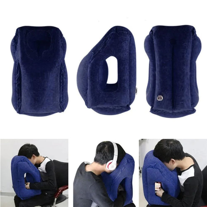 1 Piece Inflatable Travel Pillow for Airplane Rest