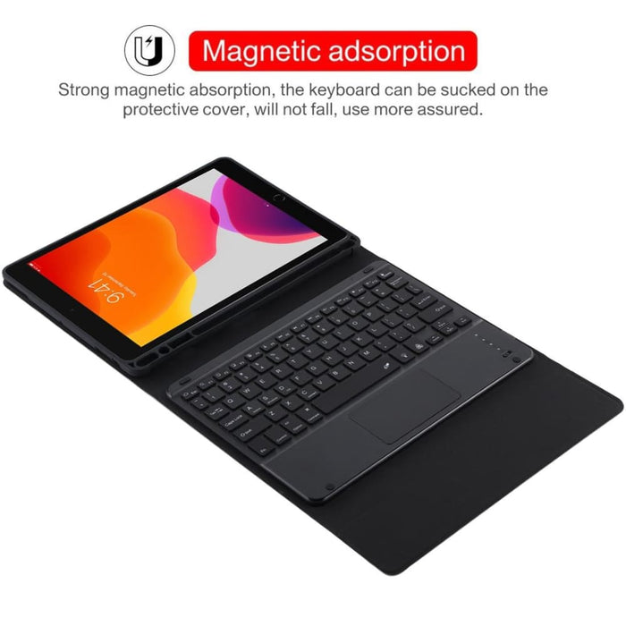 10.2 Ipad/tablet Case With Bluetooth Touch Pad Backlight