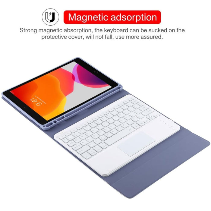 10.2 Ipad/tablet Case With Bluetooth Touch Pad Backlight