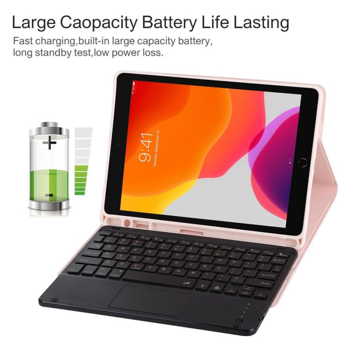 10.2 Ipad/tablet Case With Bluetooth Touch Pad Backlight